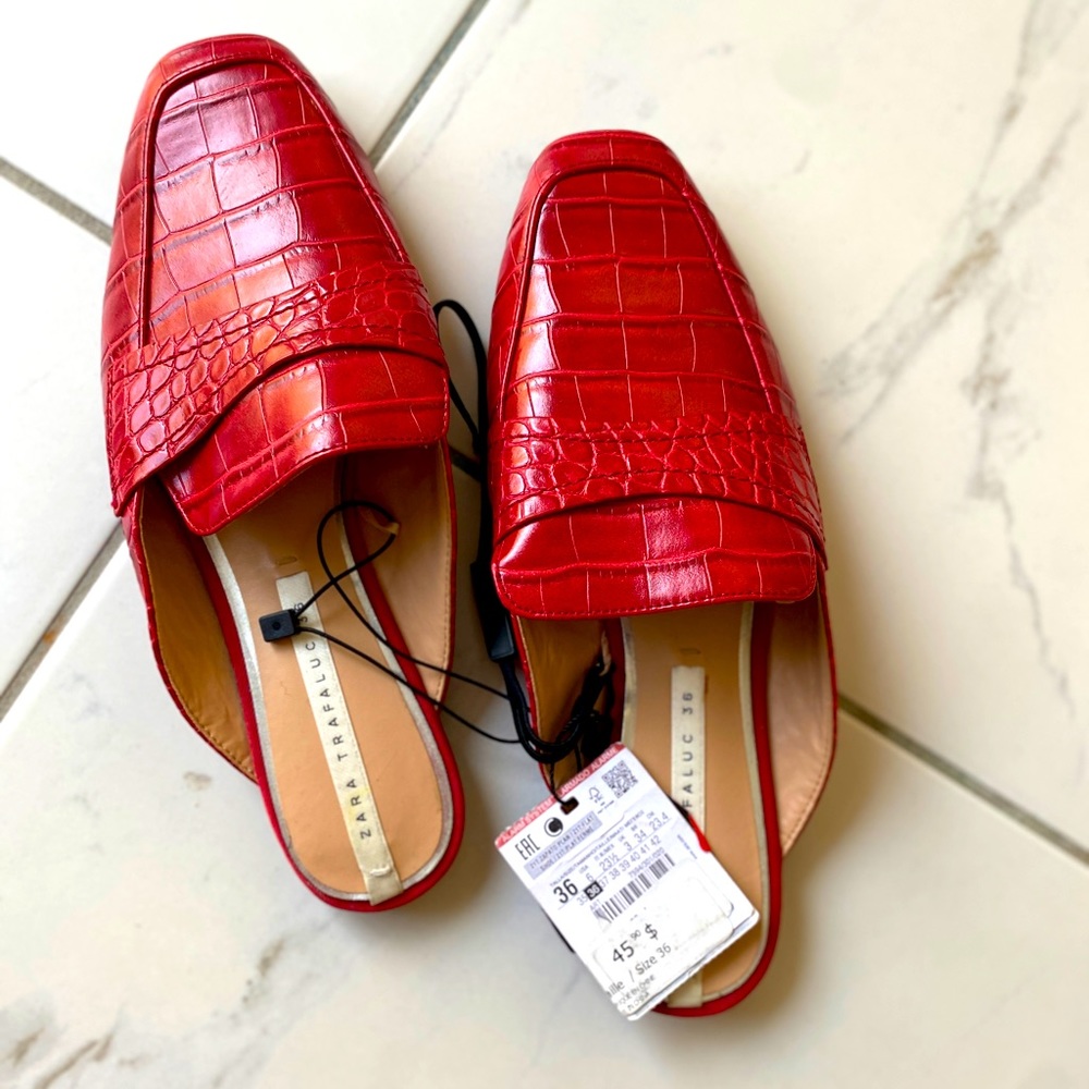 NWT zara loafers